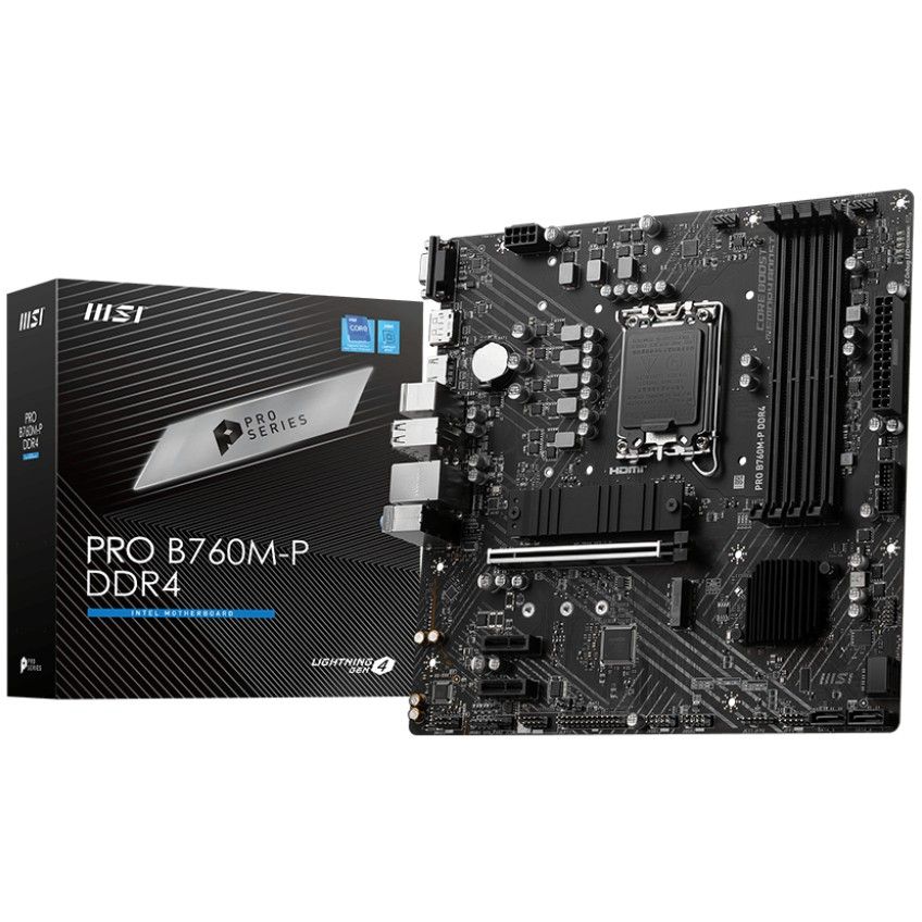 MSI PRO B760M-P DDR4 moederbord