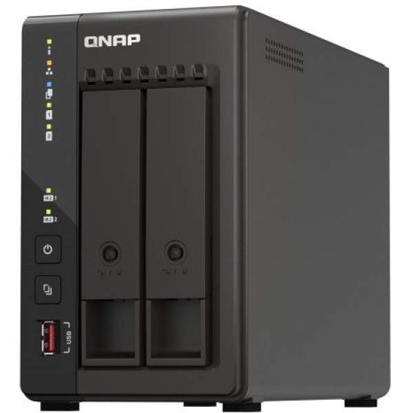 QNAP TS-253E-8G - 2-Bay NAS - Dual 2.5GbE
