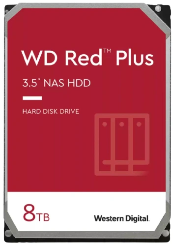 WD Red Plus 8TB WD WD80EFPX RED PLUS 5640 RPM 256MB 8TB