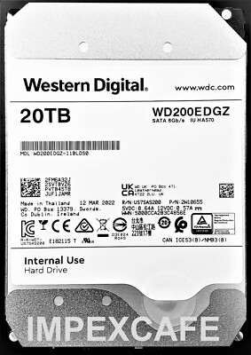Western Digital 20TB Western Digital SATA WD200EDGZ 20 tb