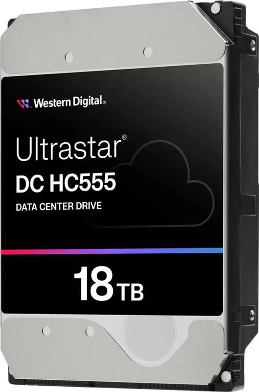 wdhc555 18tb Western Digital Ultrastar DC HC555 interne harde schijf 18 TB