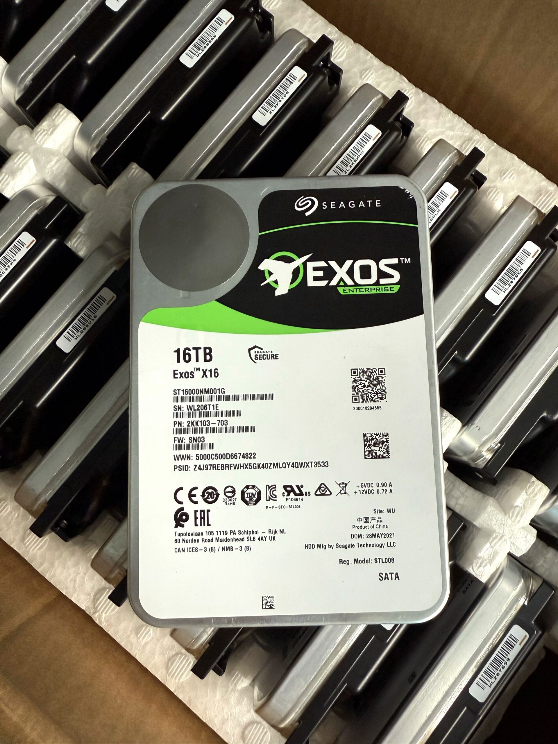 Seagate Exos X16 16TB ST16000NM001G