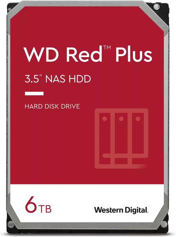 WD HDD 3.5" 6TB WD60EFPX Red Plus